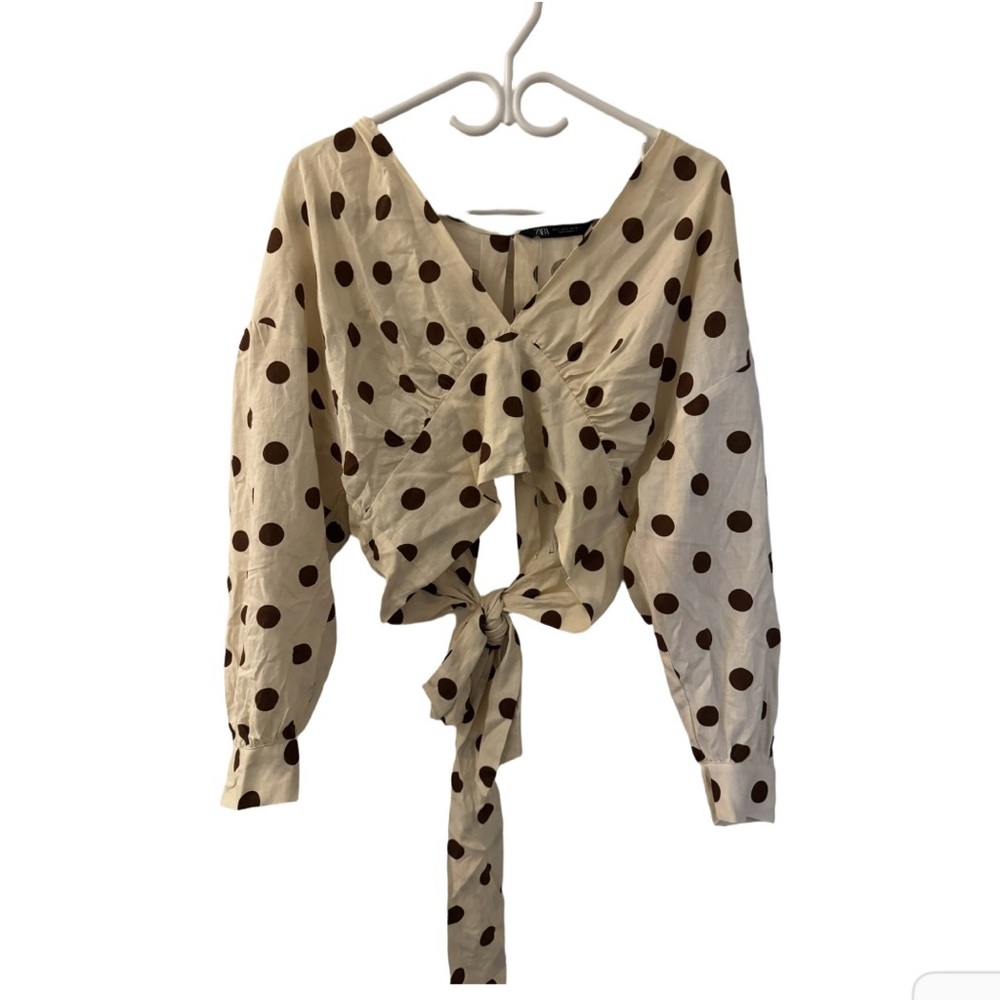 Zara Polka Dot Top